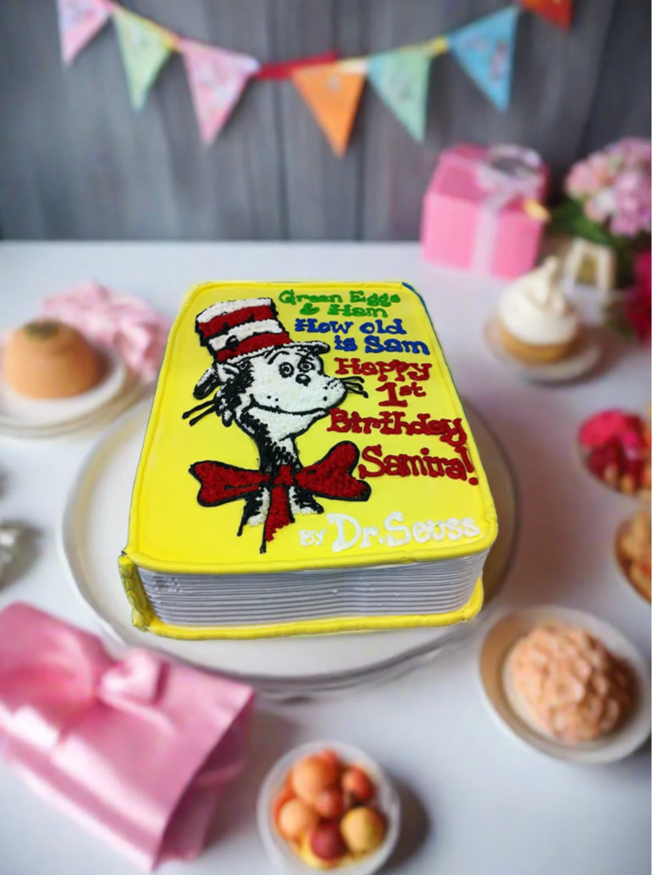 Dr. Seuss Book Cake - Image 2