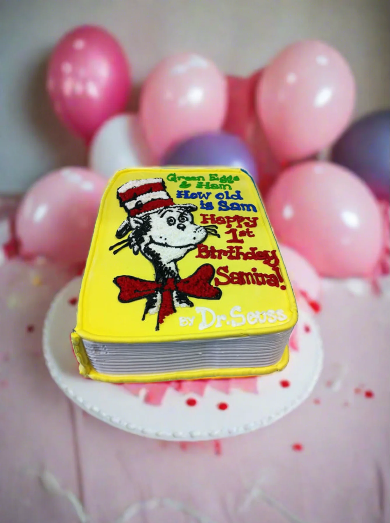 Dr. Seuss Book Cake - Image 4