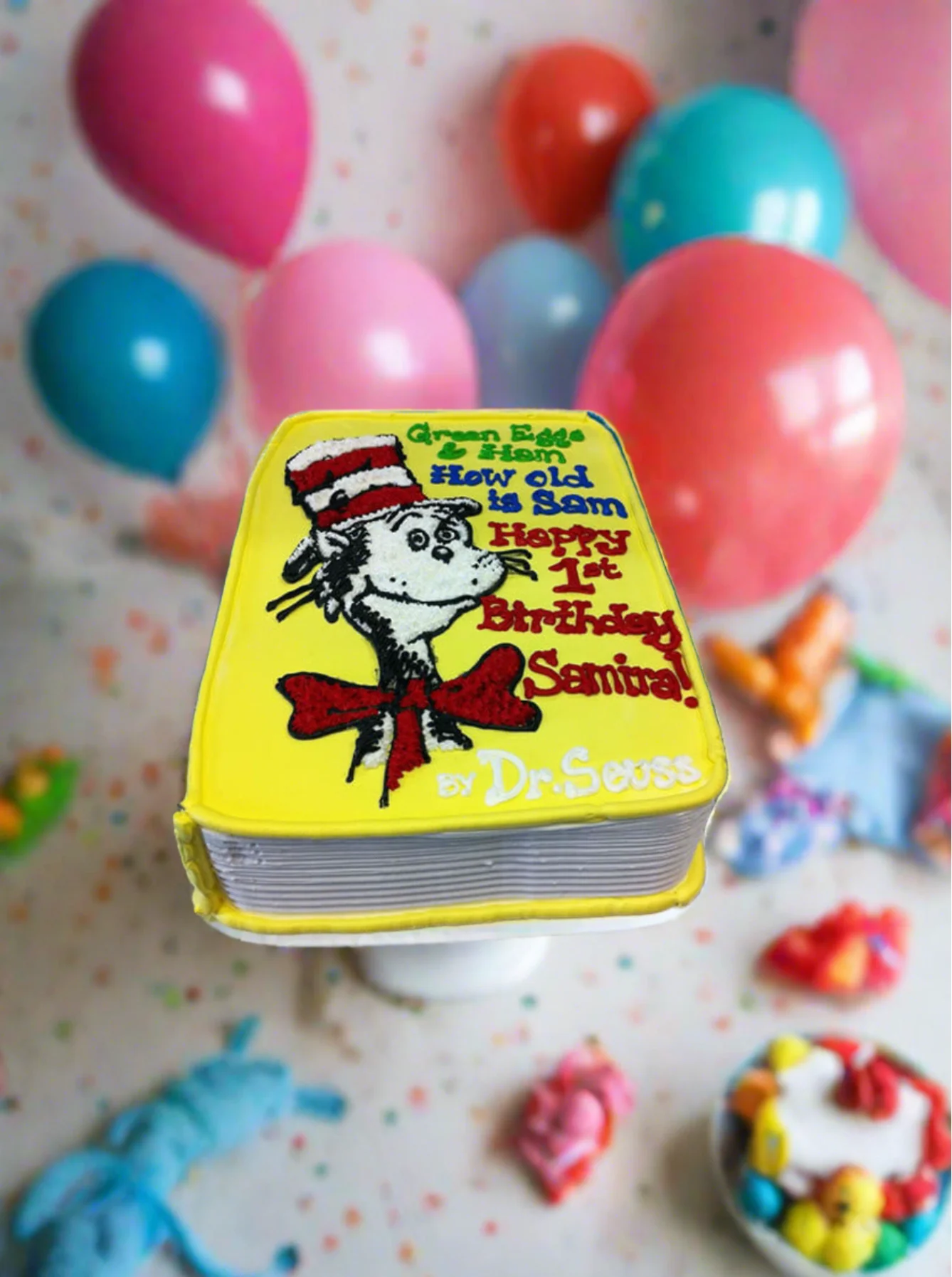 Dr. Seuss Book Cake - Image 5