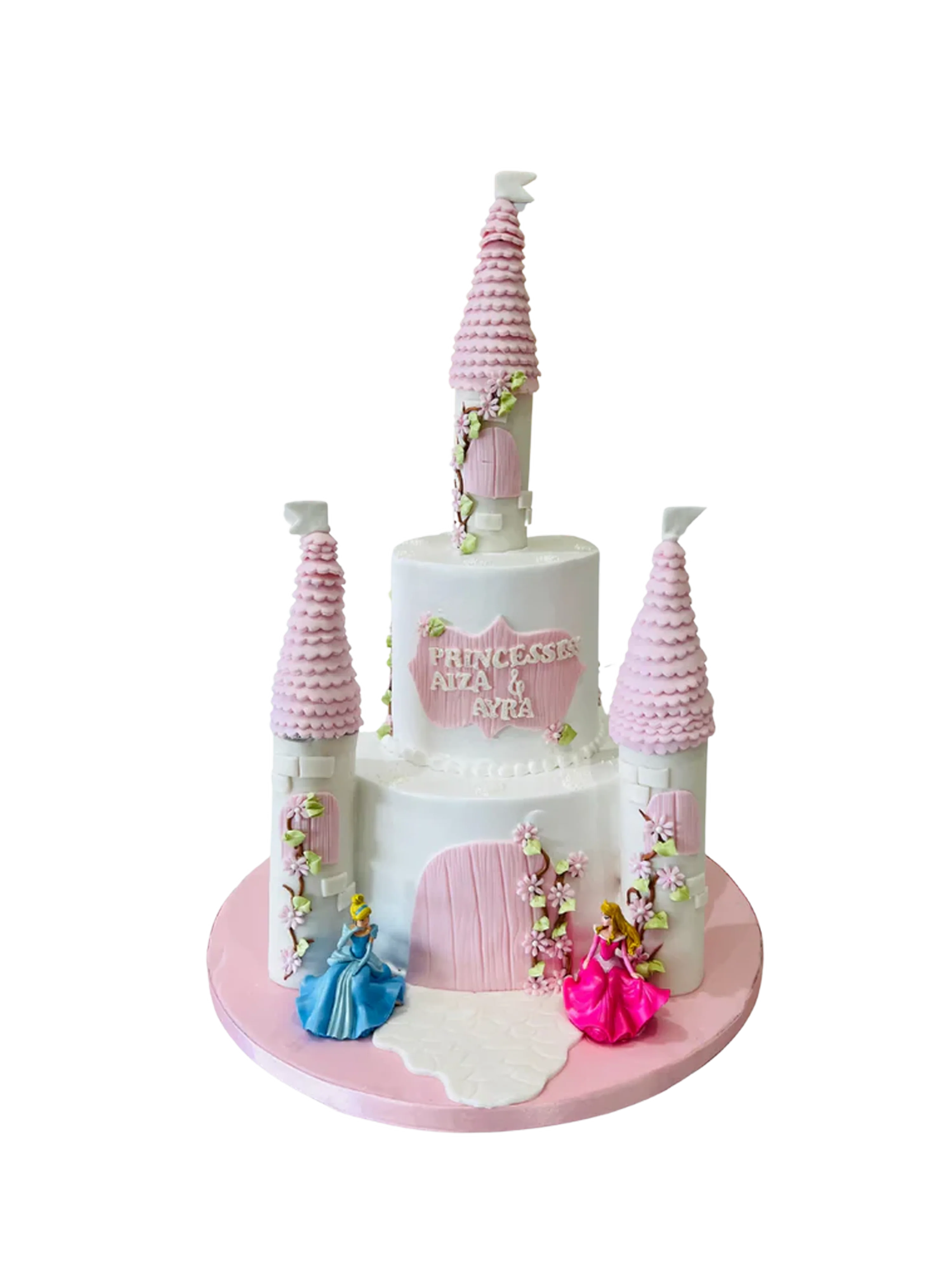Dreamy Disney Castle Cream Cake
