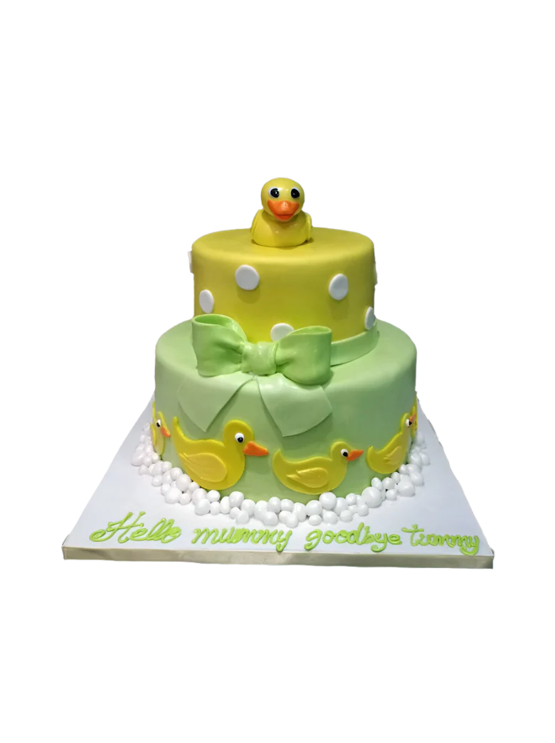 Duckies Fondant Cake