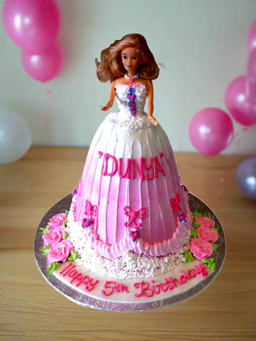 Dunya Barbie Doll Cake - Image 4