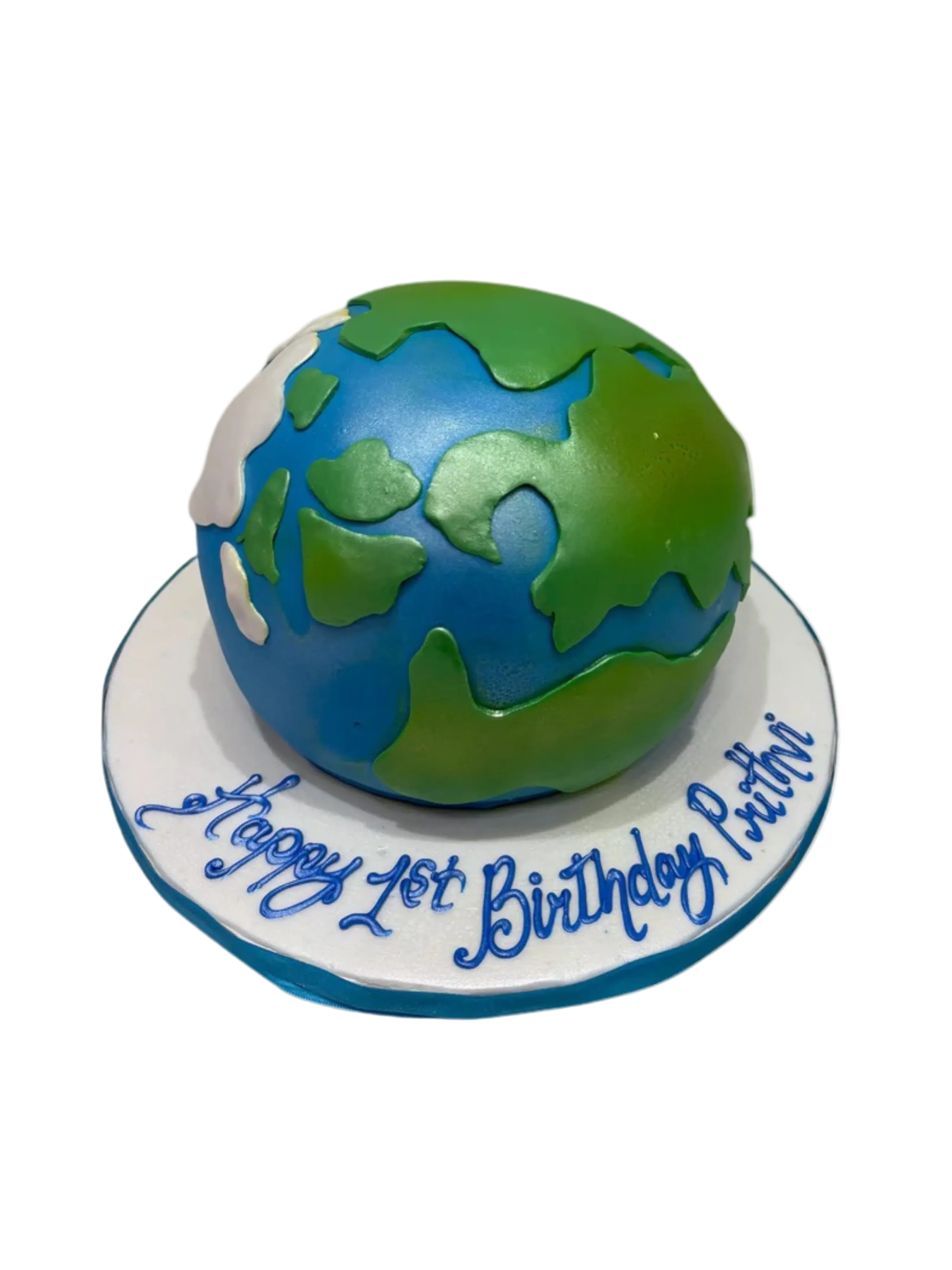 Earth Globe Molded Cake