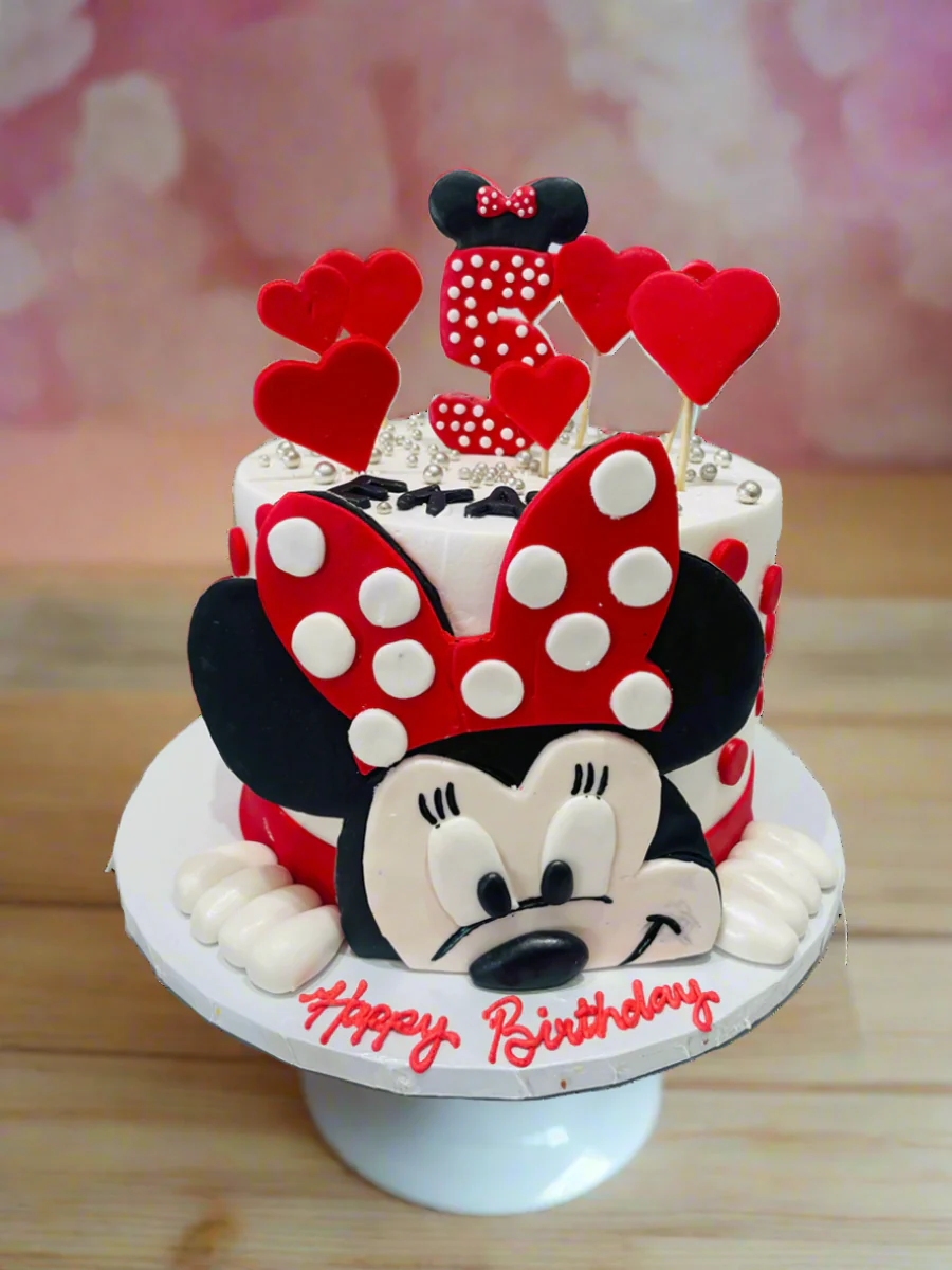 Ekam Minnie Cream Cake - Image 2