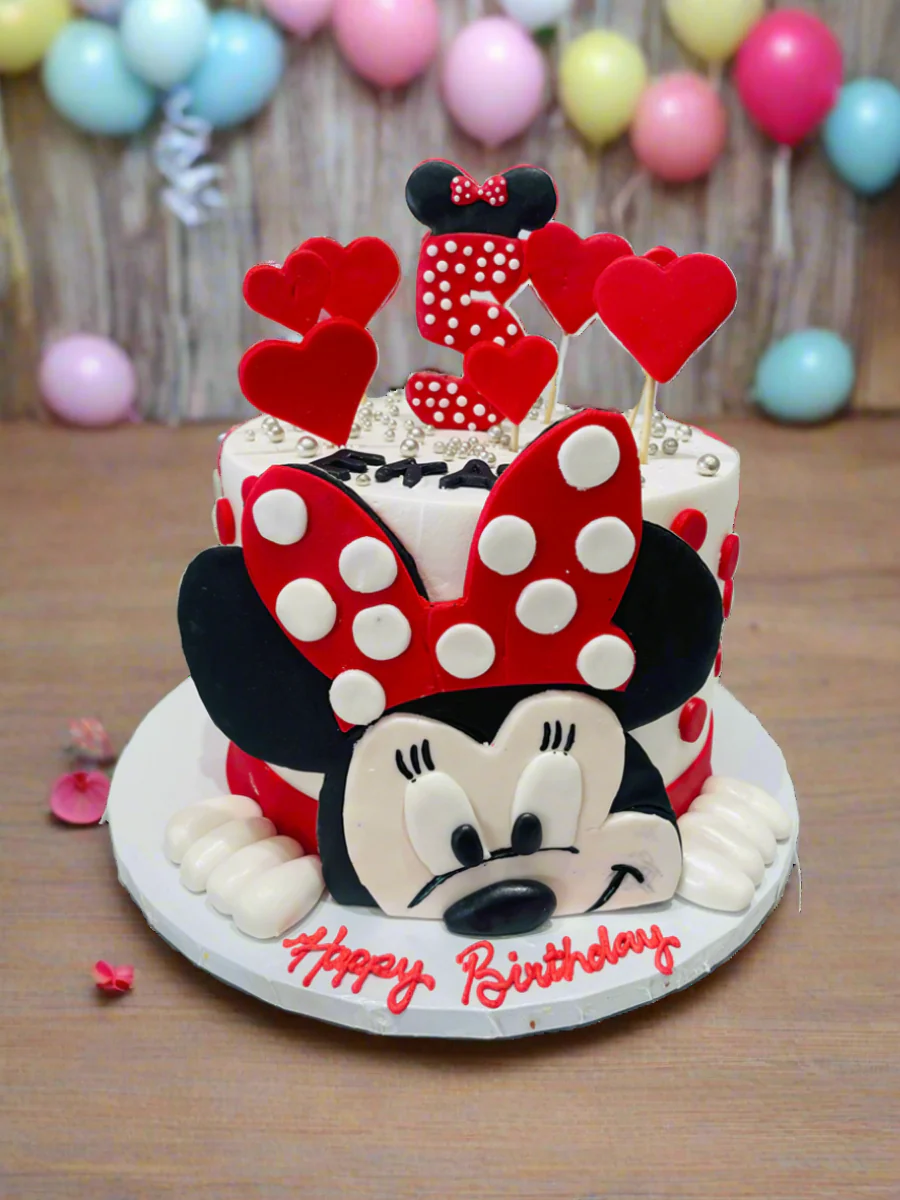 Ekam Minnie Cream Cake - Image 3
