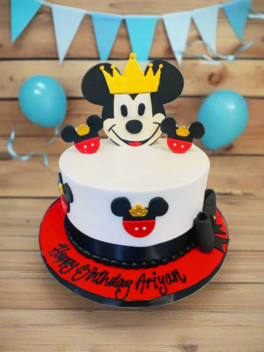 Eknoor Mickey- Minnie Birthday Cake - Image 2