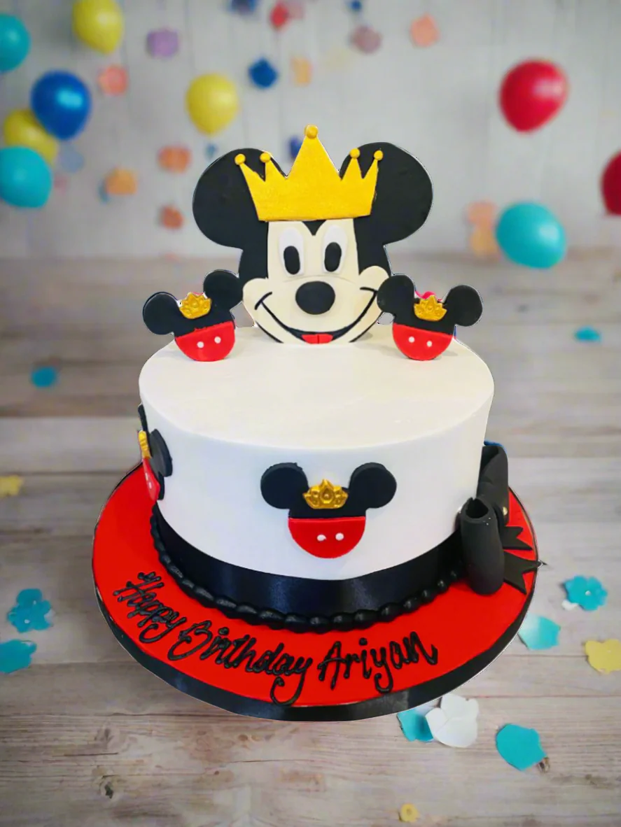 Eknoor Mickey- Minnie Birthday Cake - Image 3