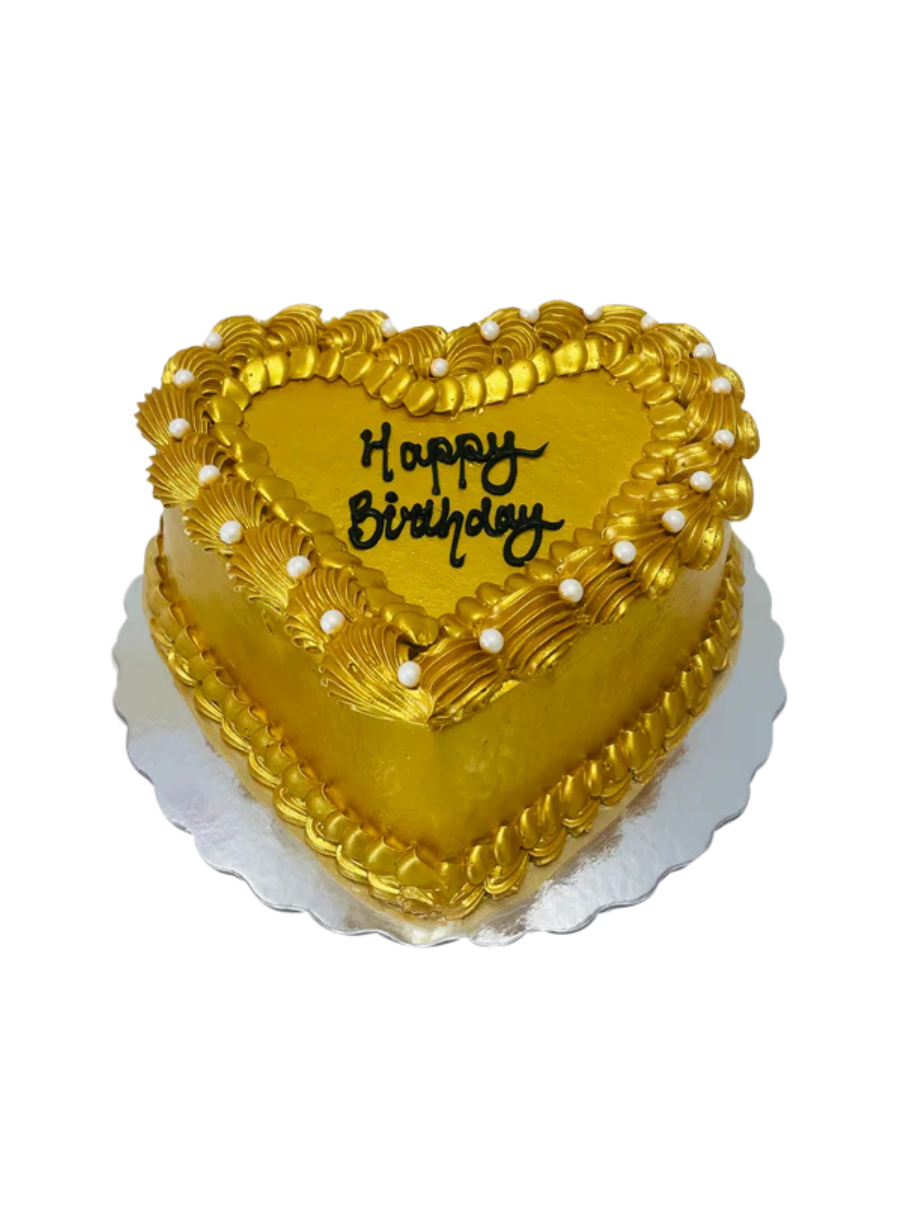 Elenor Gold Vintage Cream Cake