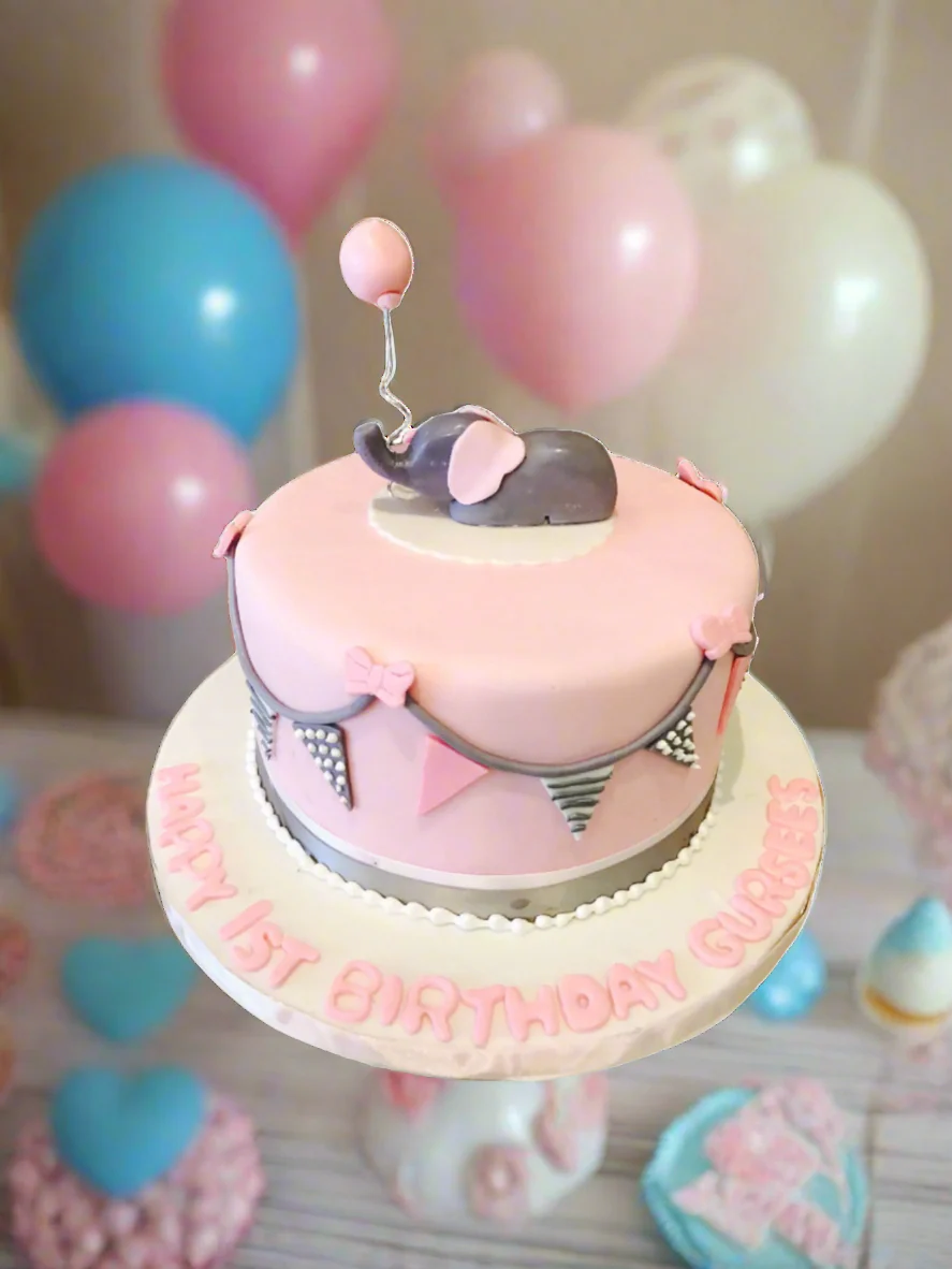 Elephant Birthday Cake - Image 3