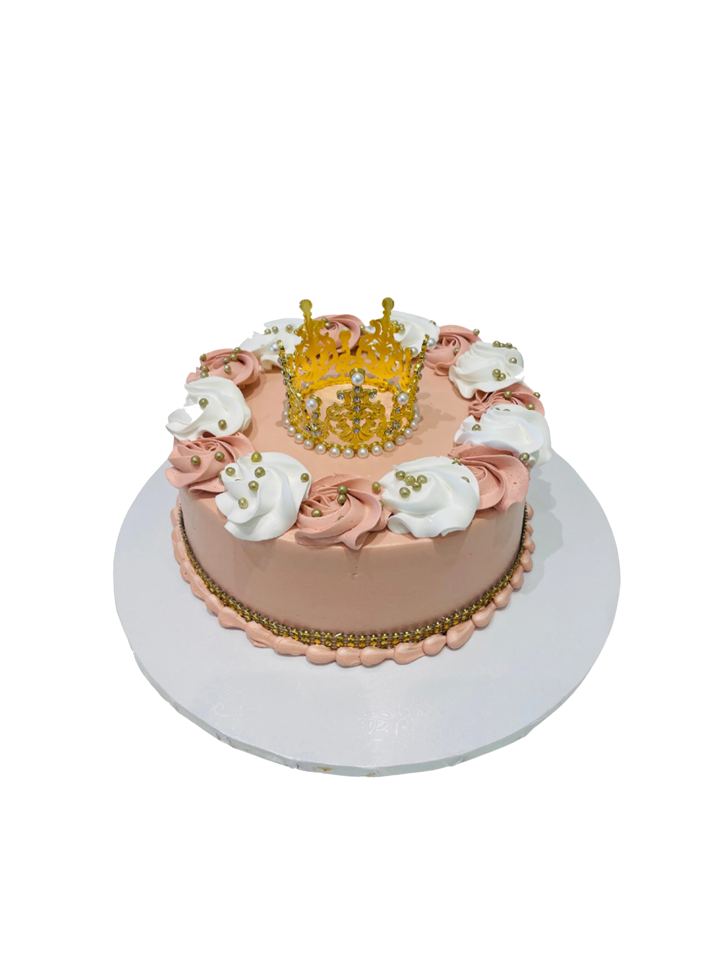 Elizah Princess Crown Birthday Cake