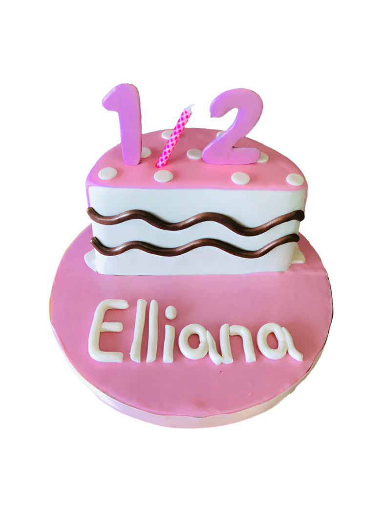 Elliana Half Birthday Cake.