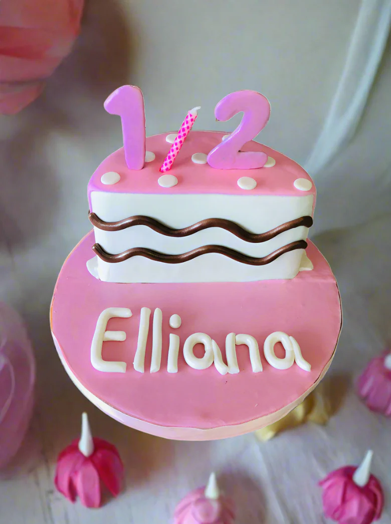Elliana Half Birthday Cake. - Image 3