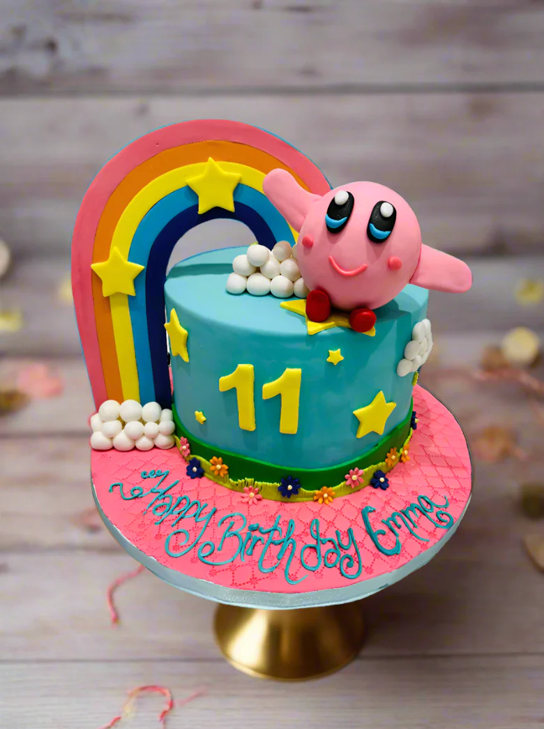 Emma Rainbow Fonadnt Cake - Image 3