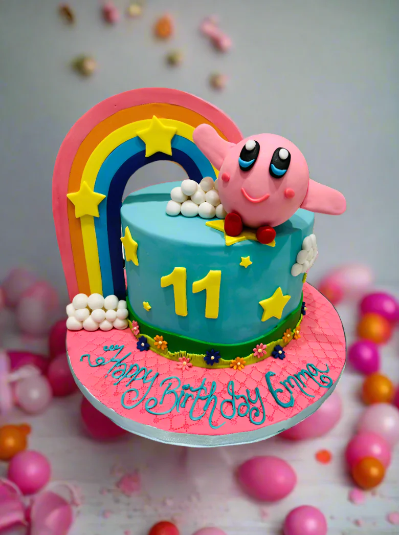 Emma Rainbow Fonadnt Cake - Image 4