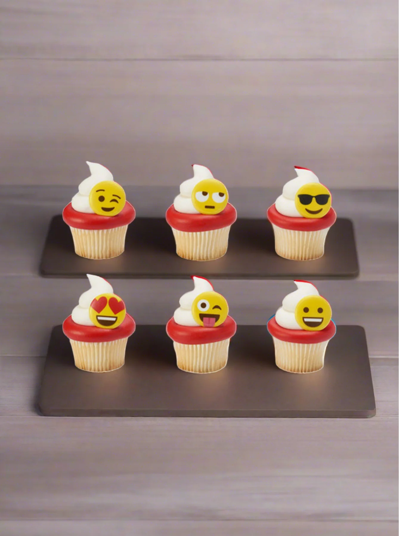 Emoticons Cupcakes - (Pack of 6) - Image 4