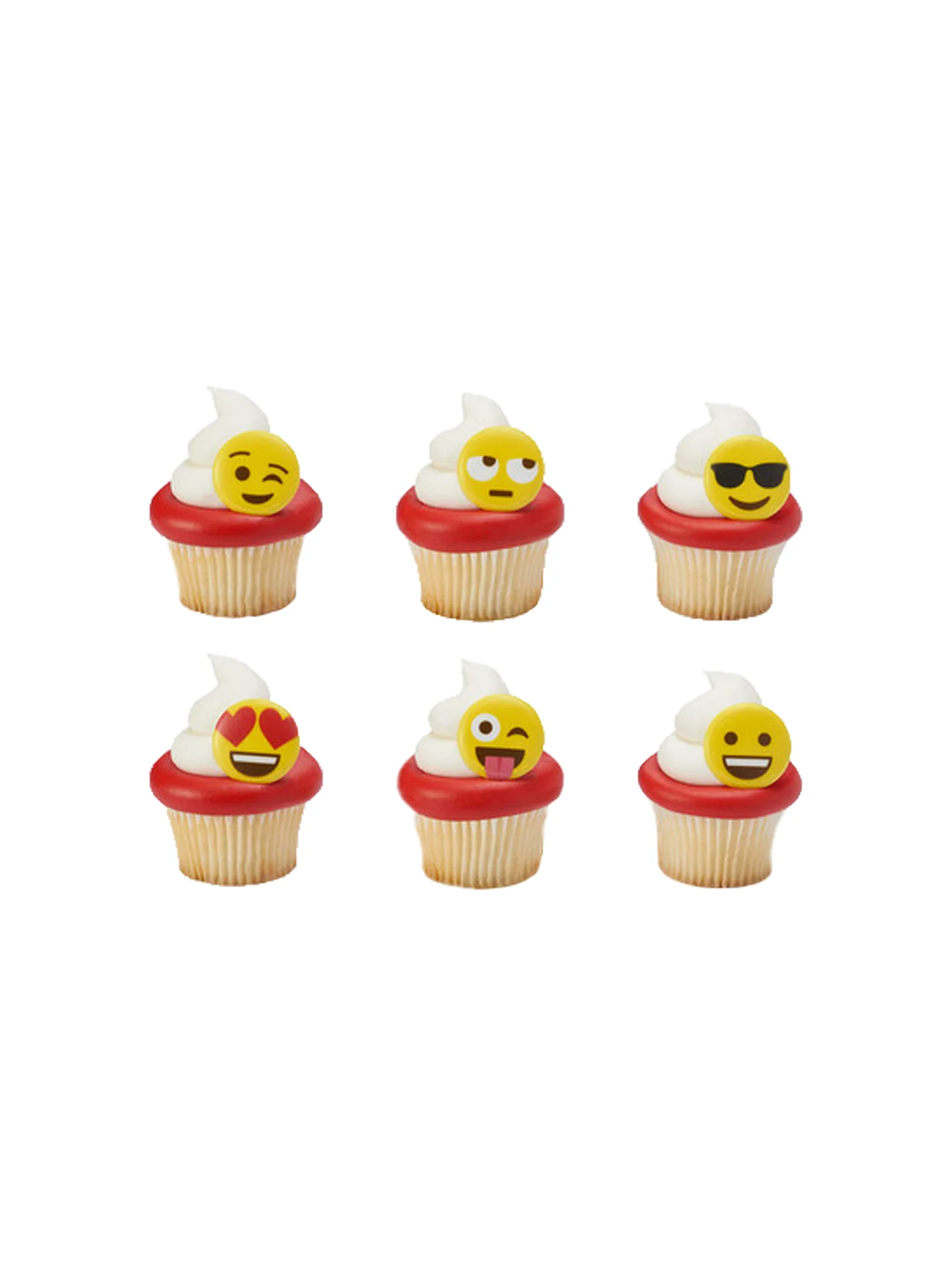 Emoticons Cupcakes - (Pack of 6) - Image 5