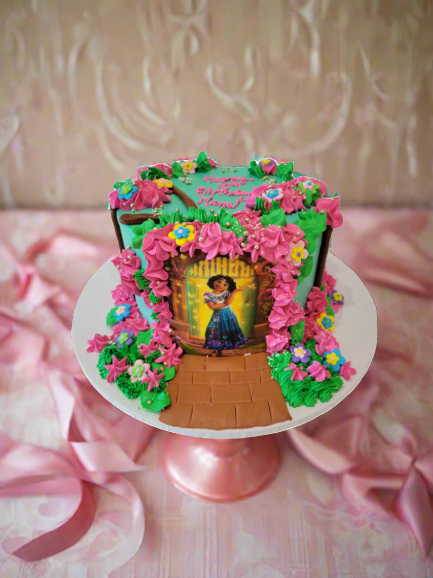 Encanto Theme Cream Cake - Image 2