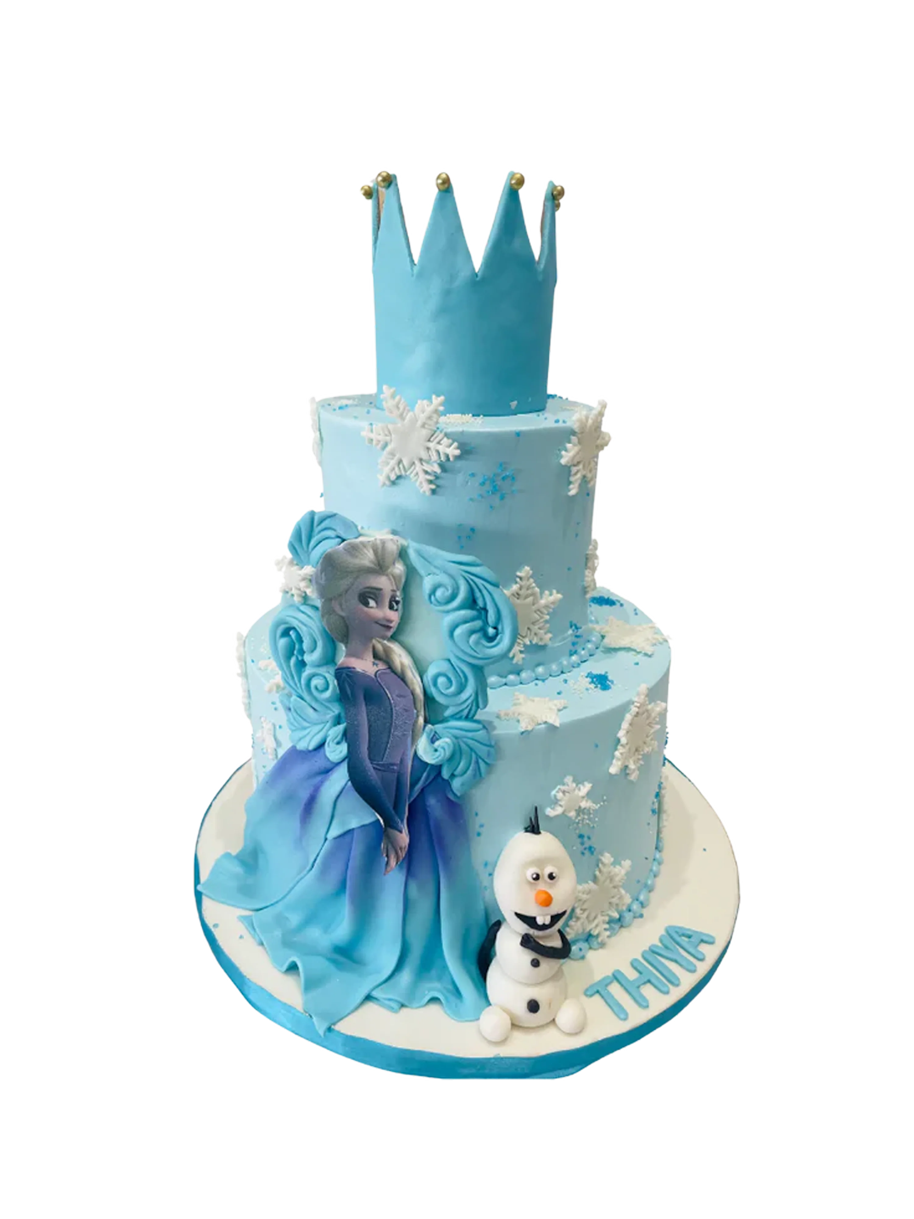 Esla Olaf Frozen Tiered Cake