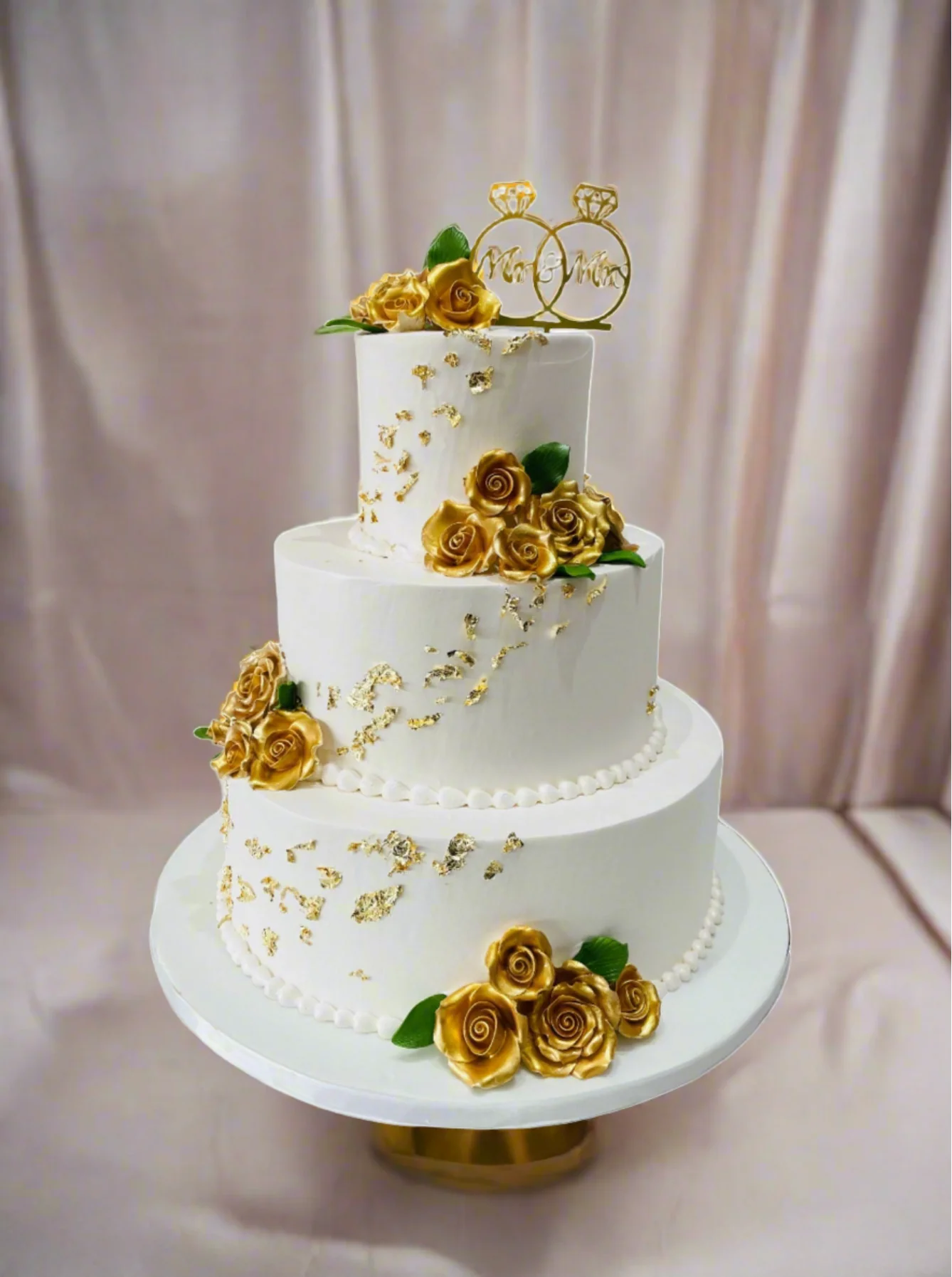 Esvet Golden Wedding Cake - Image 5