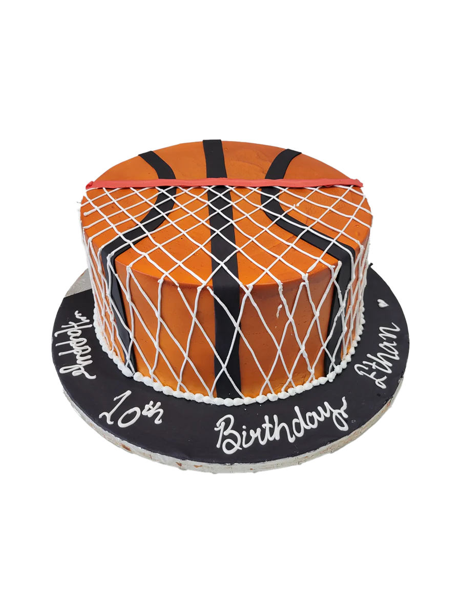 Ethan Basketball Cream Cake