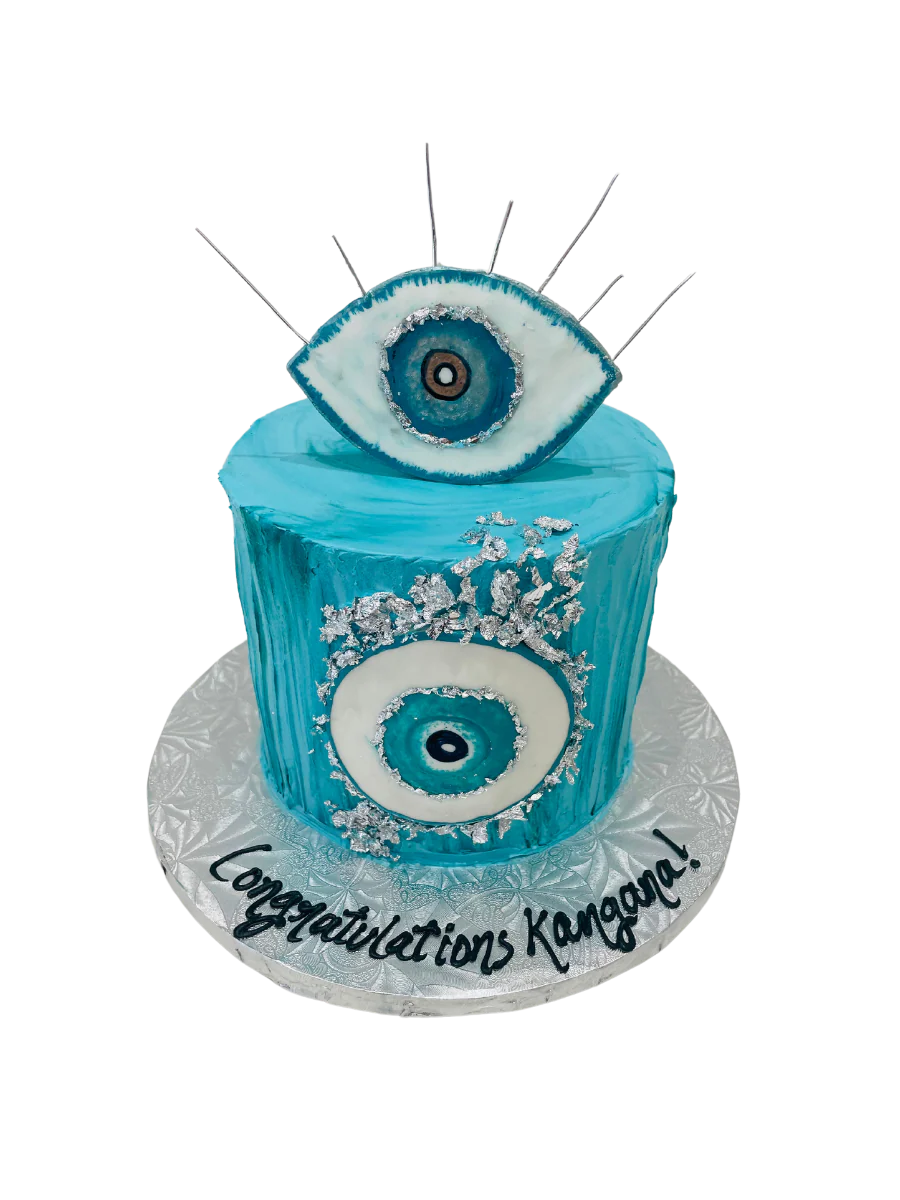 Evil Eye Cream Cake