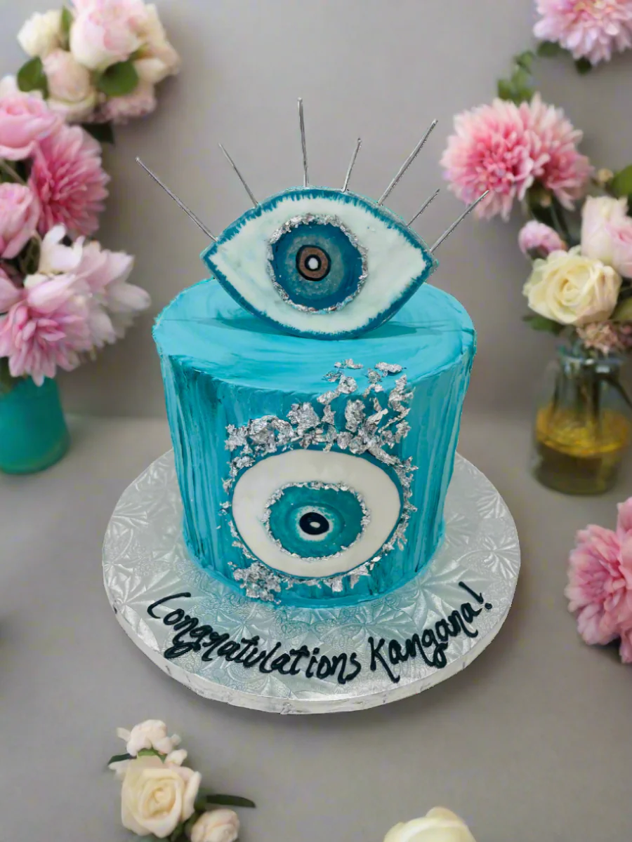 Evil Eye Cream Cake - Image 2