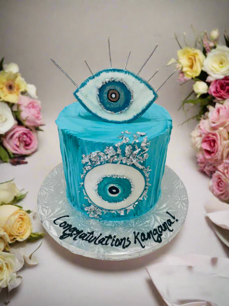 Evil Eye Cream Cake - Image 3