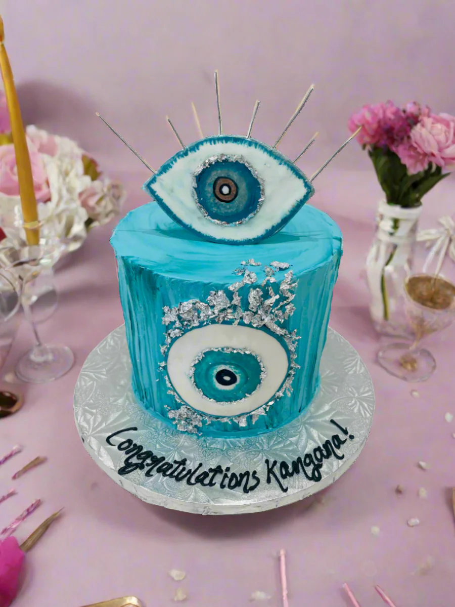 Evil Eye Cream Cake - Image 5