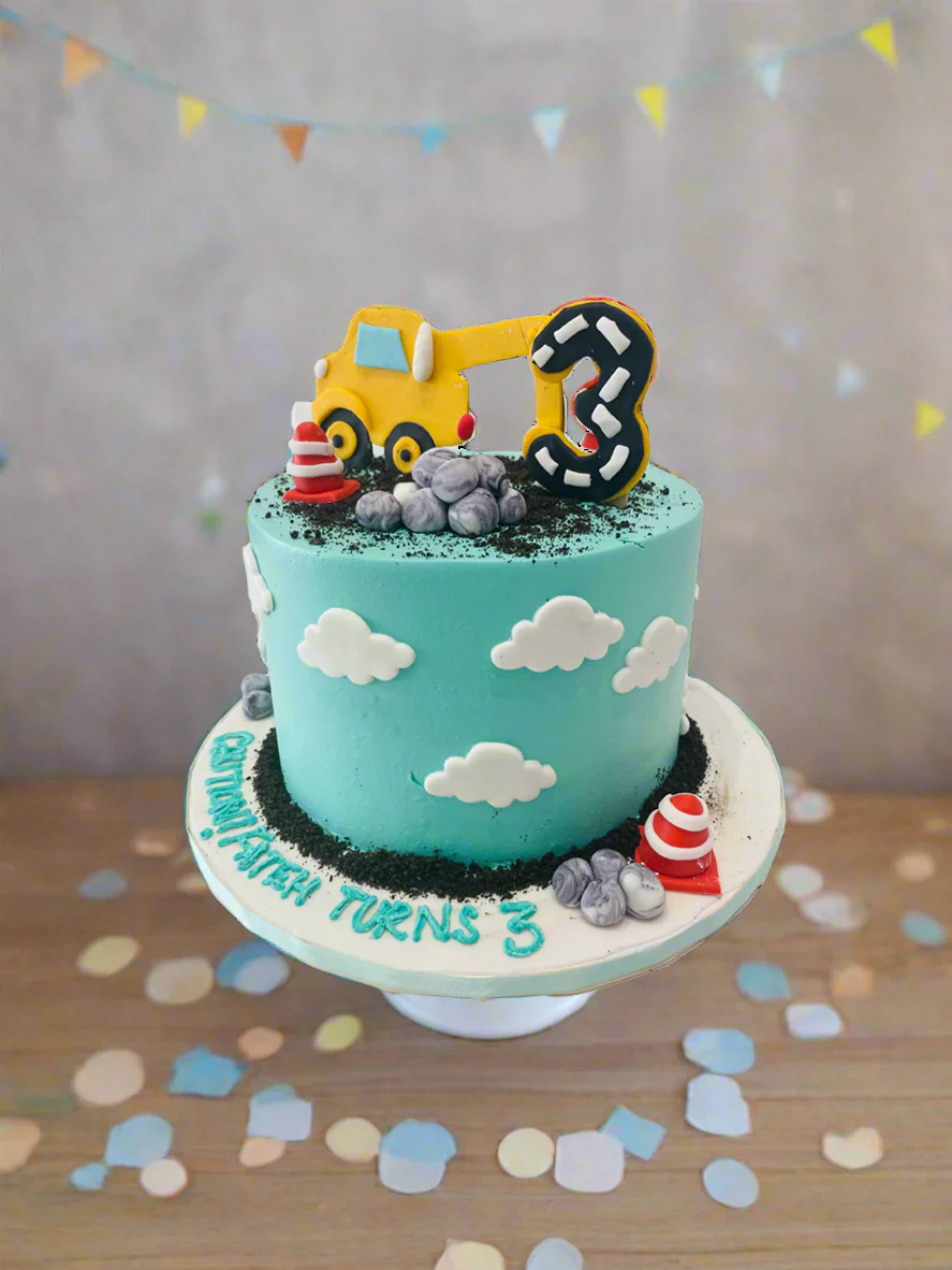 Fateh Construction Cream Cake - Image 2