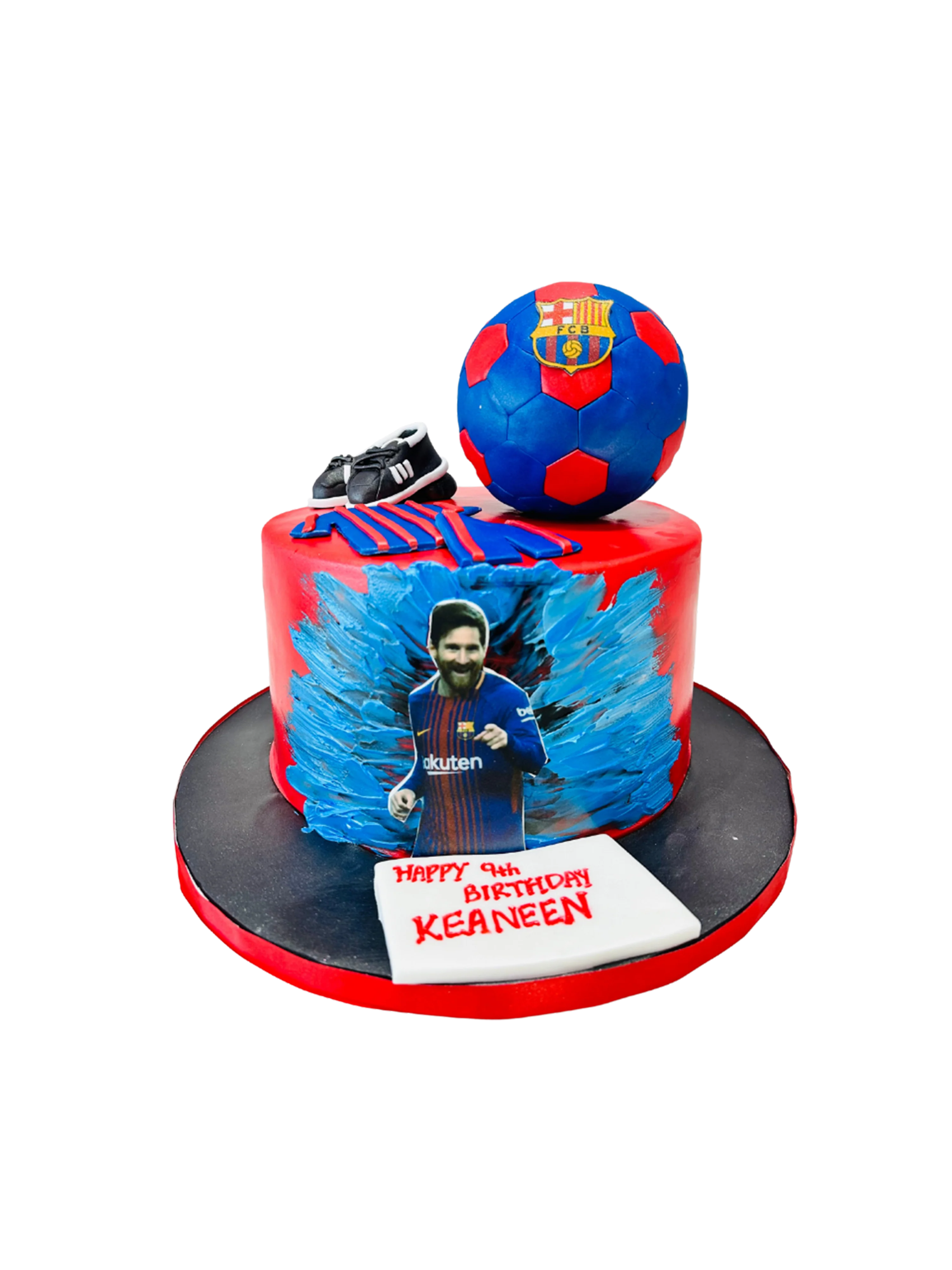 Fcb Fan Fondant Cake