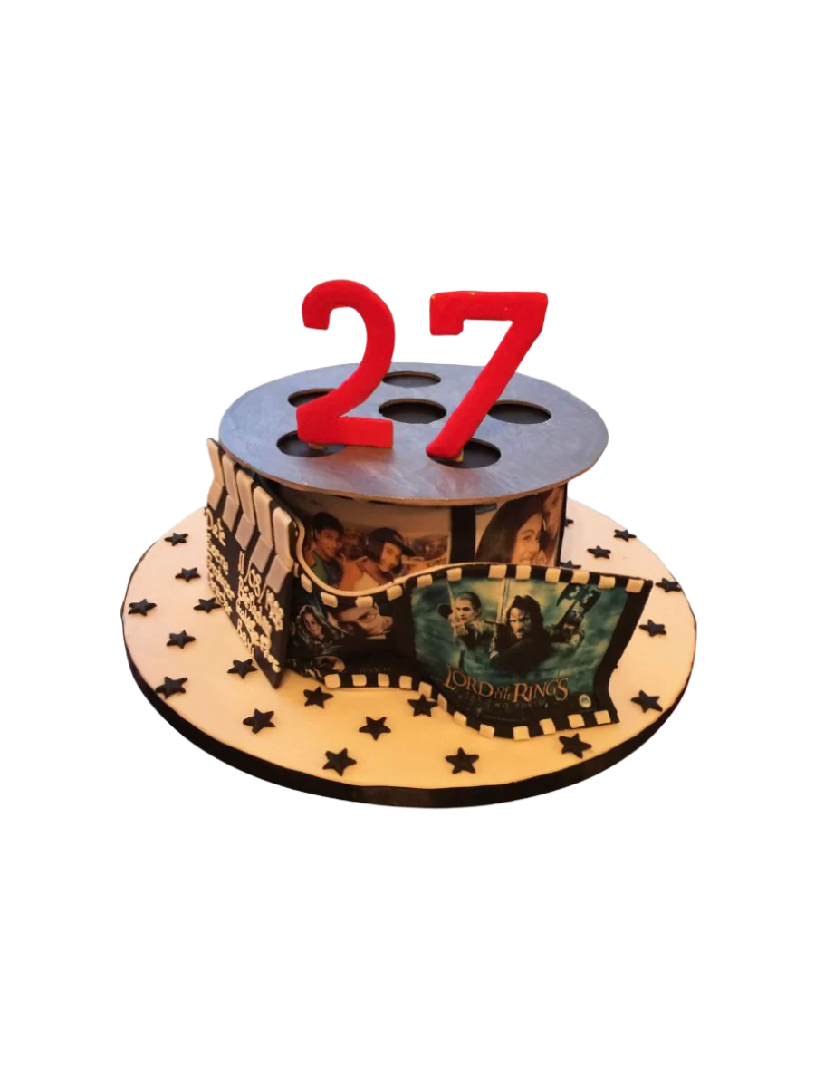 Film Theme Fondant Cake