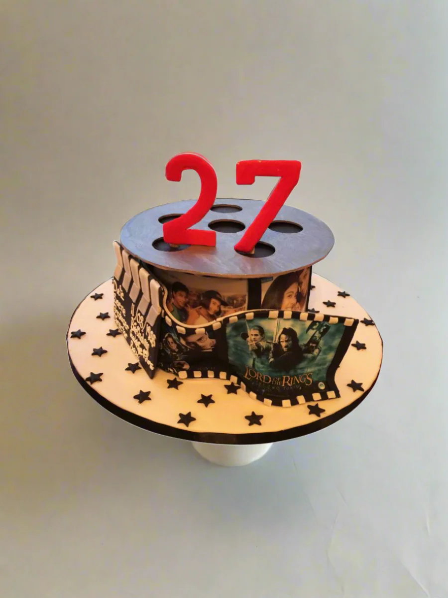 Film Theme Fondant Cake - Image 2