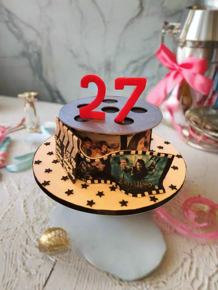 Film Theme Fondant Cake - Image 4