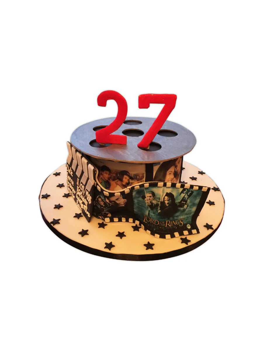 Film Theme Fondant Cake - Image 5