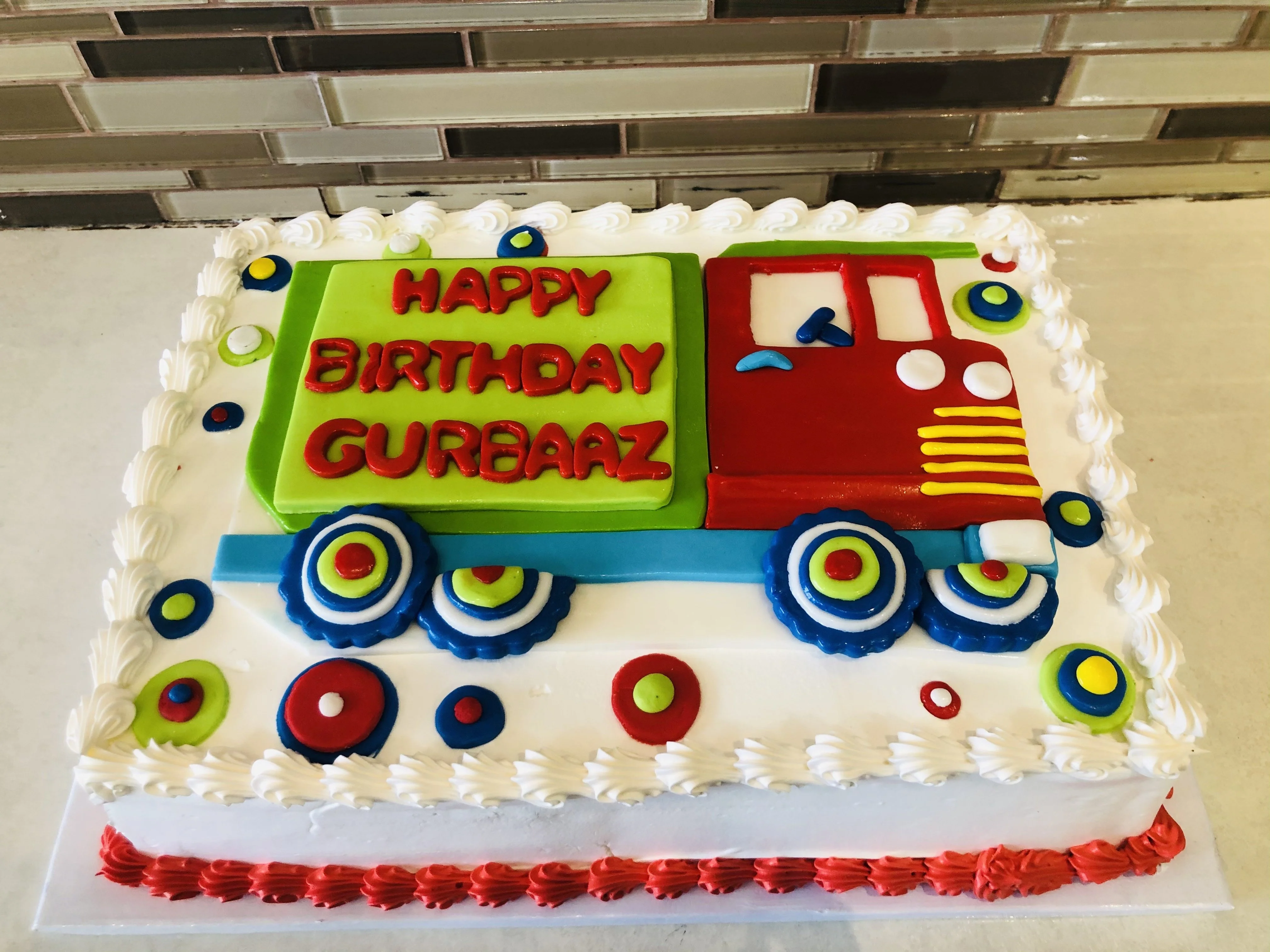 Fire Truck Birthday Cake - Image 6