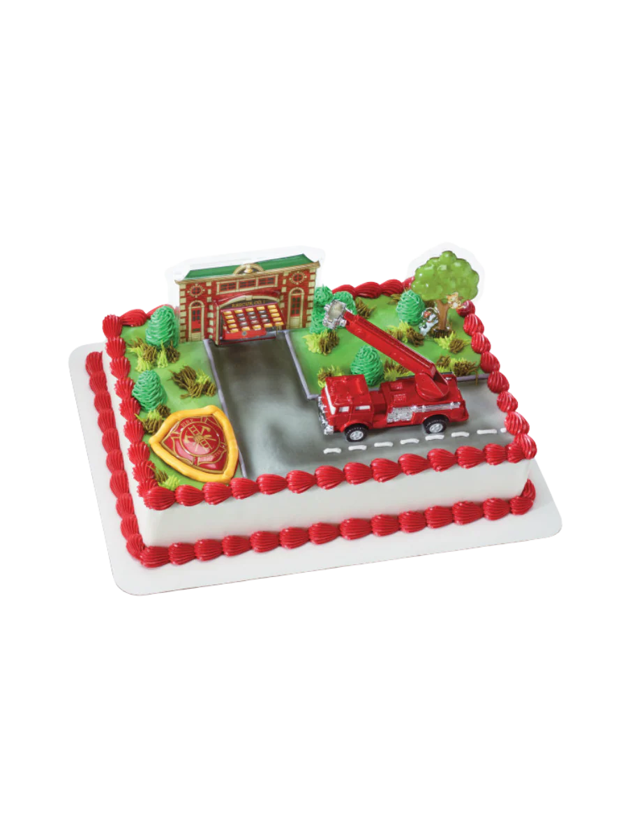 Fire Truck & Station Cake - Image 5