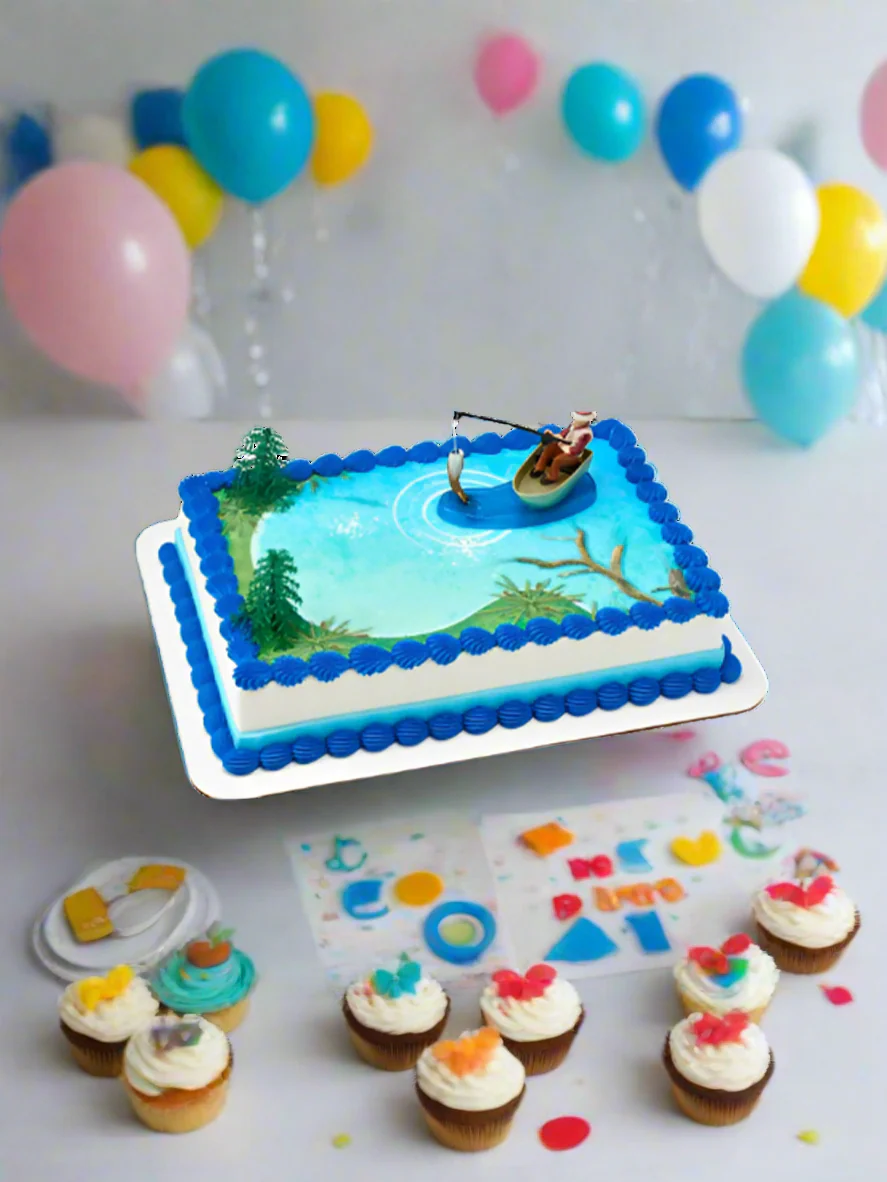 Fisherman With Action Fish Cake - Image 2