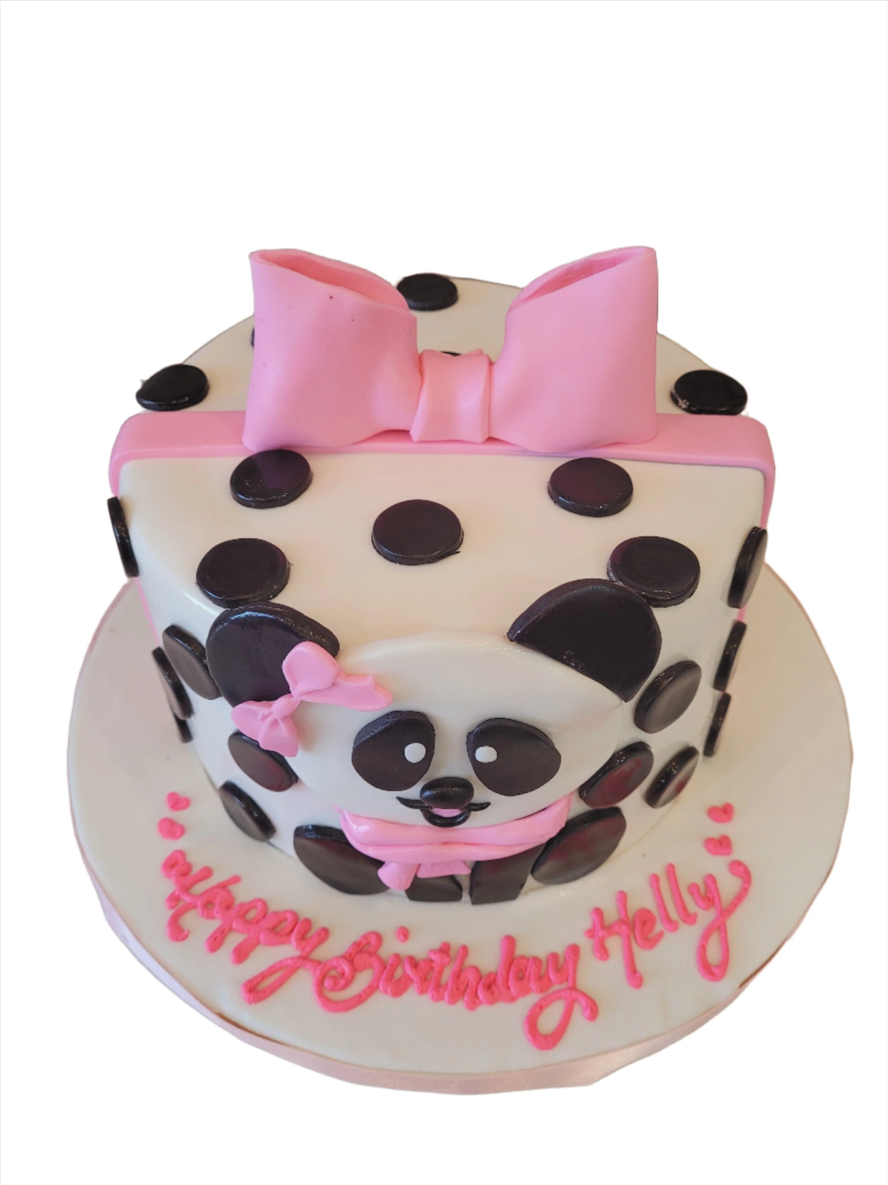 Helly Panda Fondant Cake - Image 5