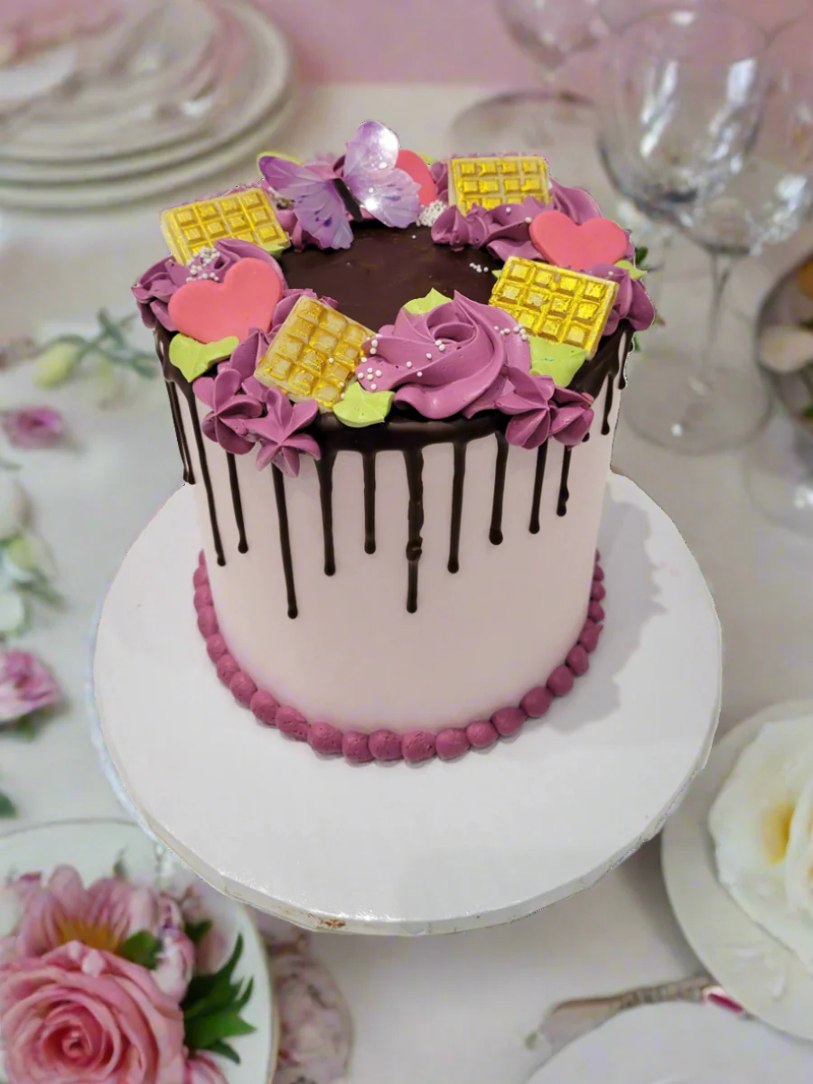 Francesca Floral Cake - Image 3