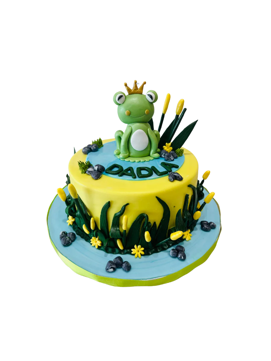 Frog Fondant Cake