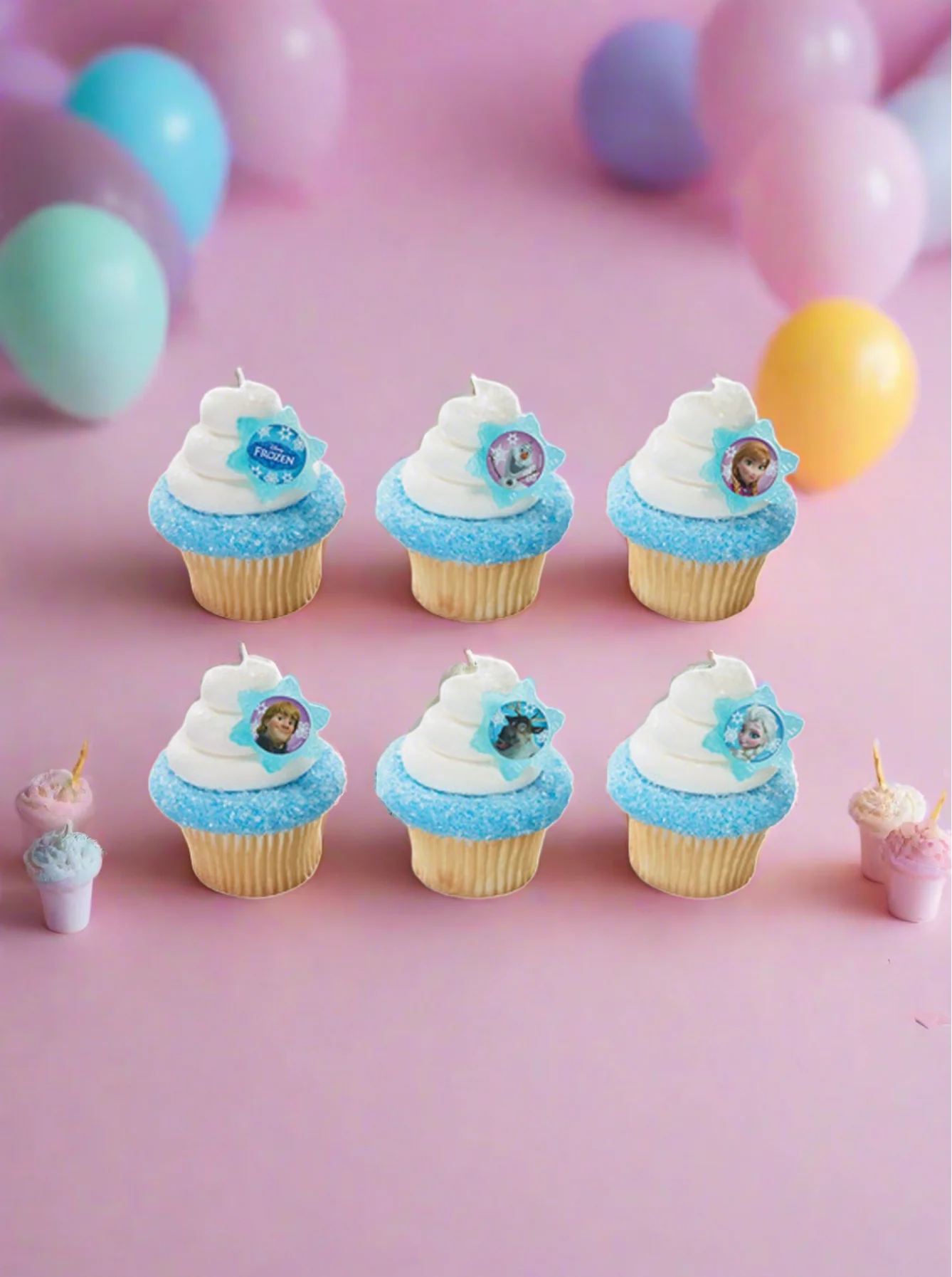 Frozen Adventure Friends Rings Cupcakes - Image 3
