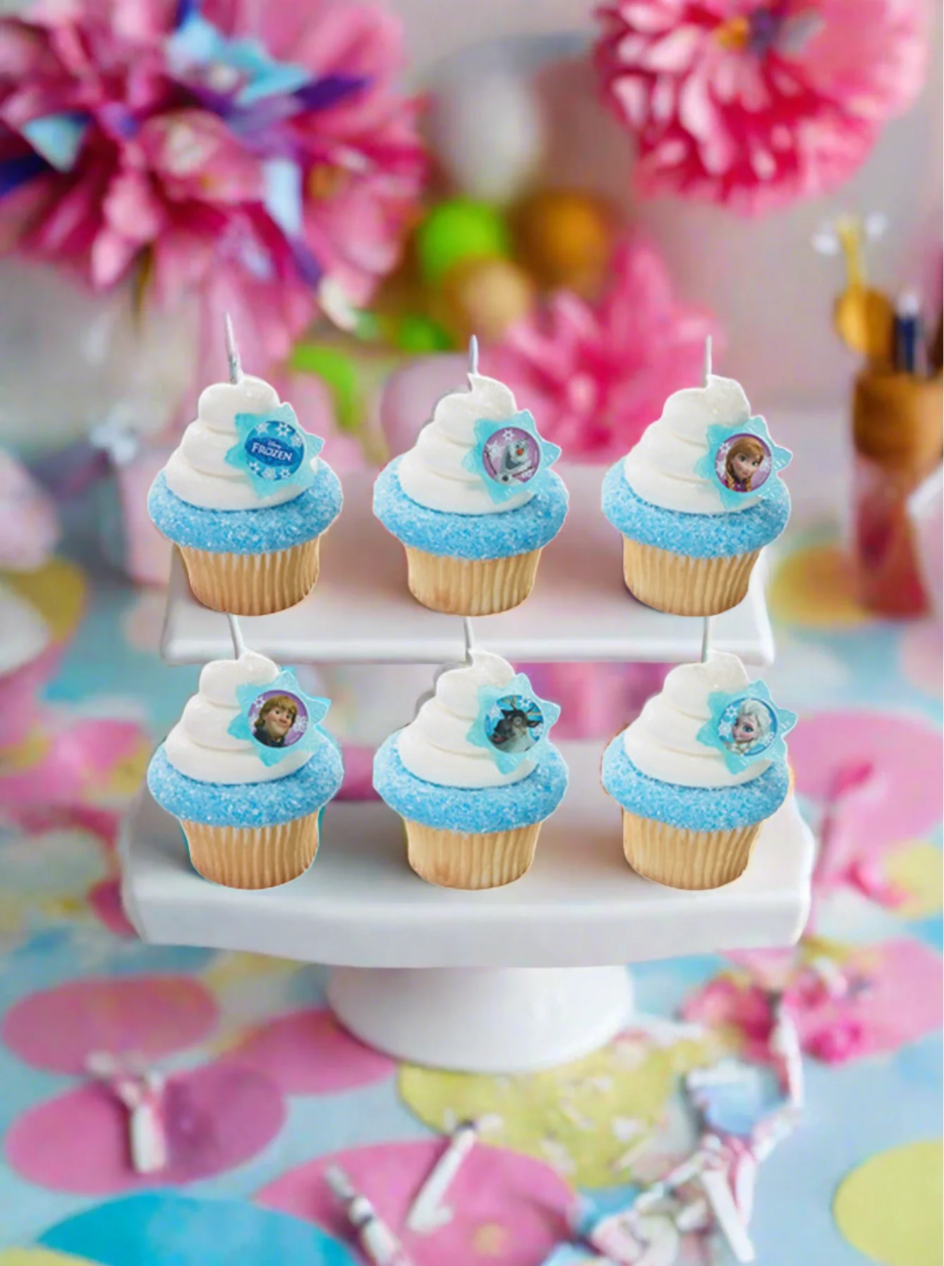 Frozen Adventure Friends Rings Cupcakes - Image 4