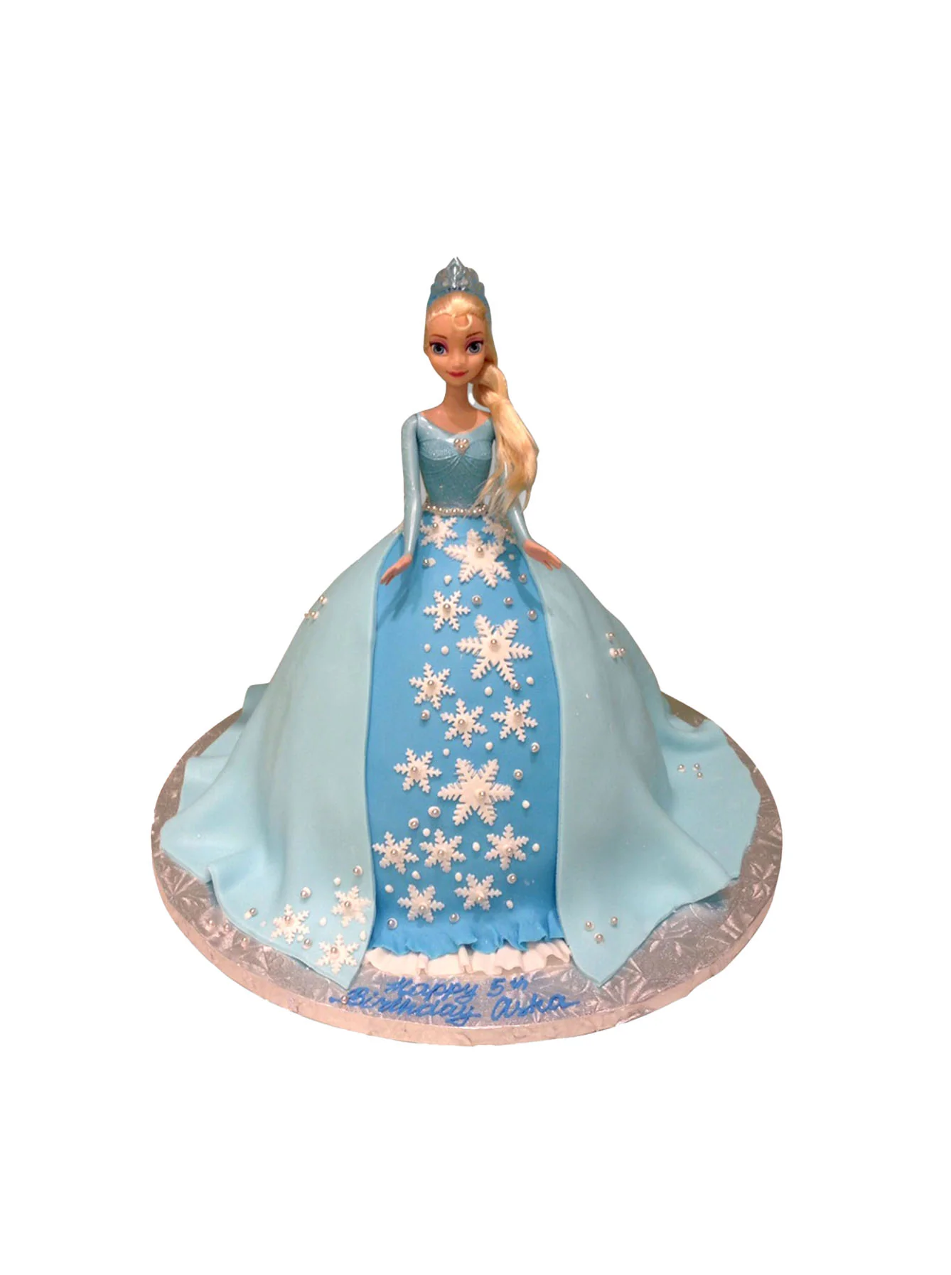 Frozen Fondant Barbie Cake - Image 5