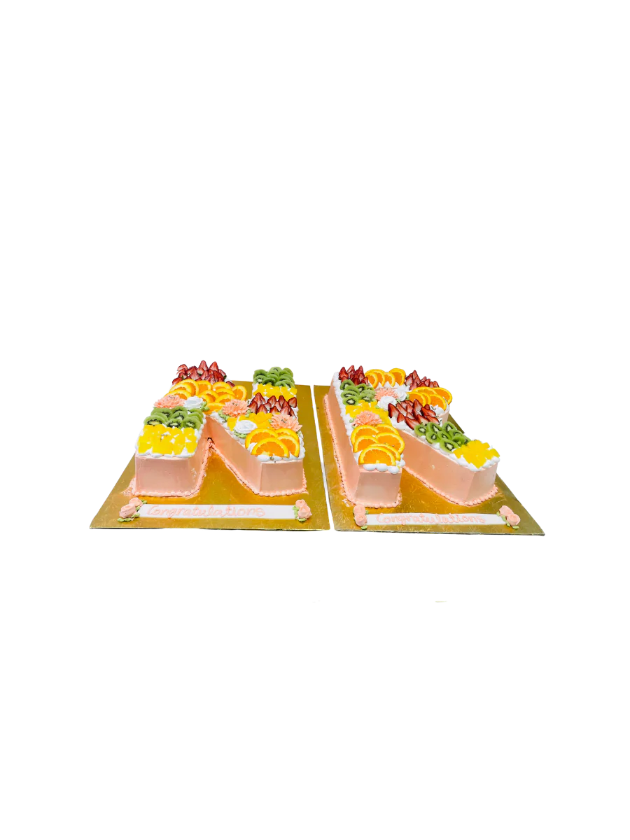 Fruit Loaded Anniversary Cake