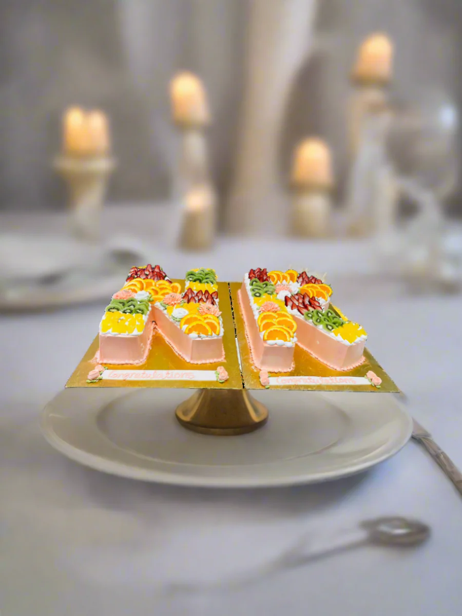 Fruit Loaded Anniversary Cake - Image 5