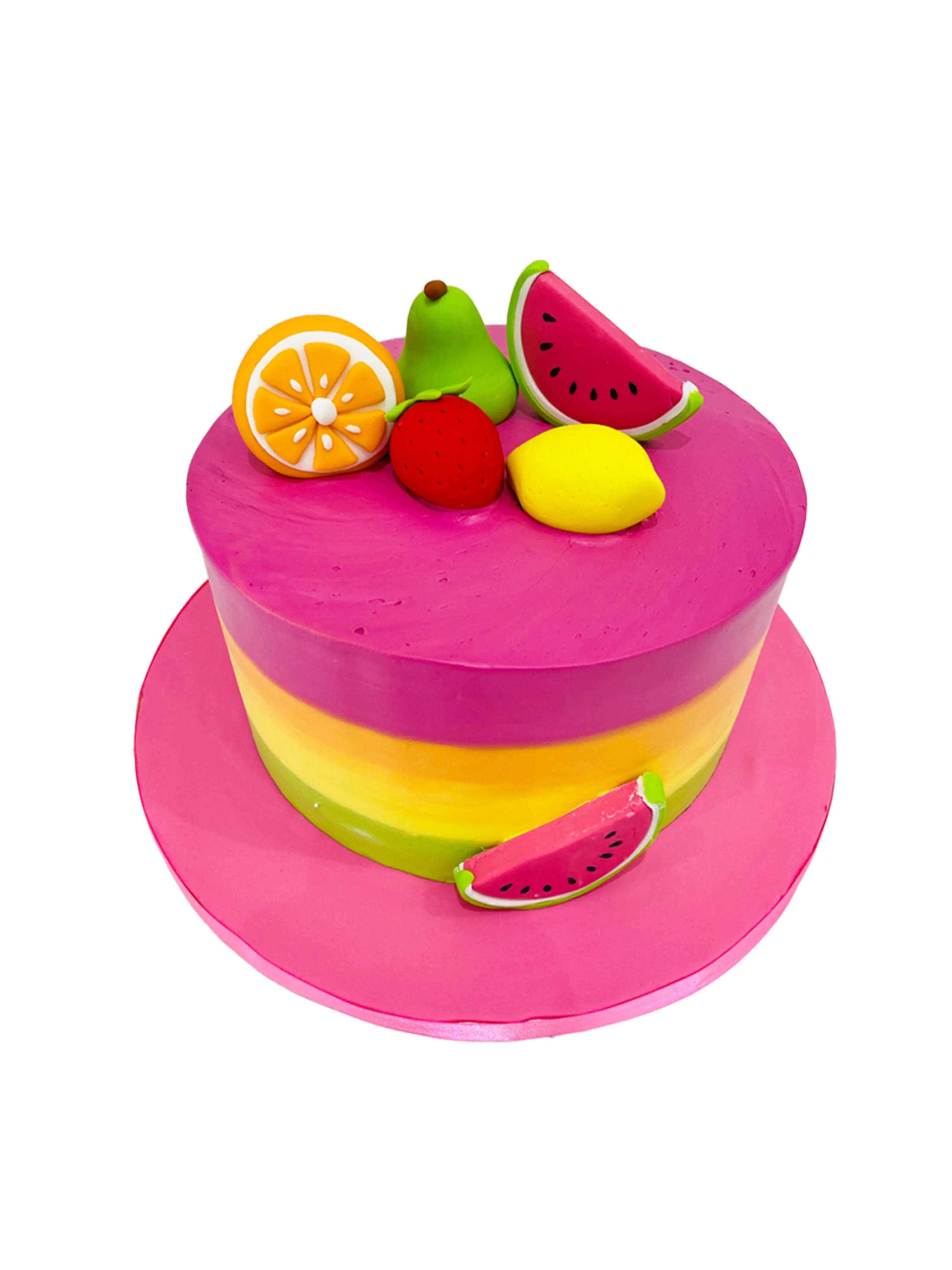 Fruity World Birthday Cake