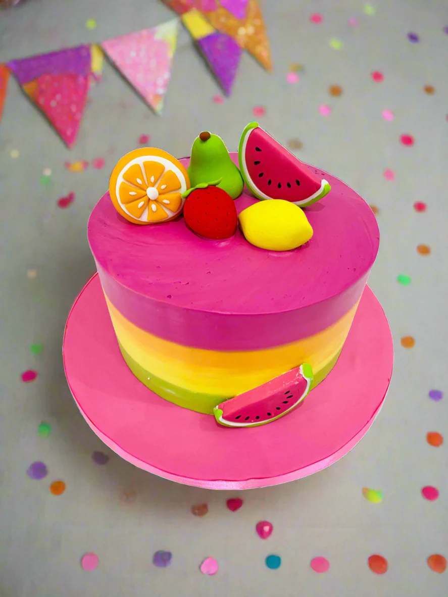 Fruity World Birthday Cake - Image 2