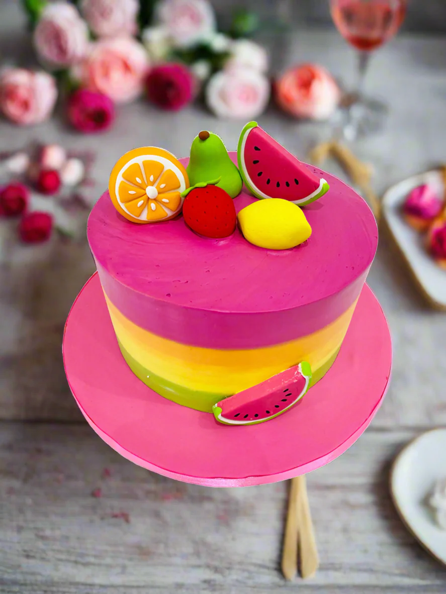 Fruity World Birthday Cake - Image 3