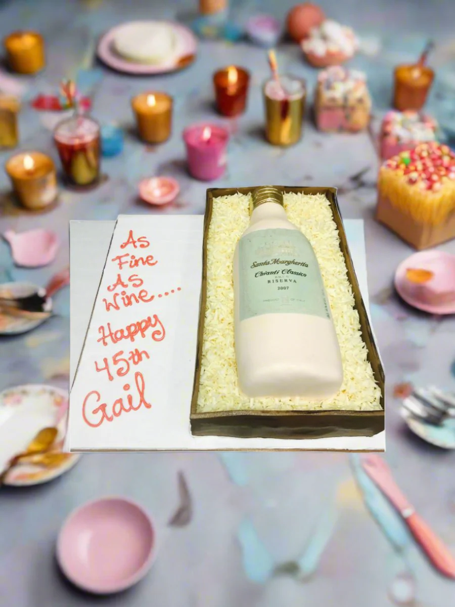 Gail Wine Bottle Cake - Image 2