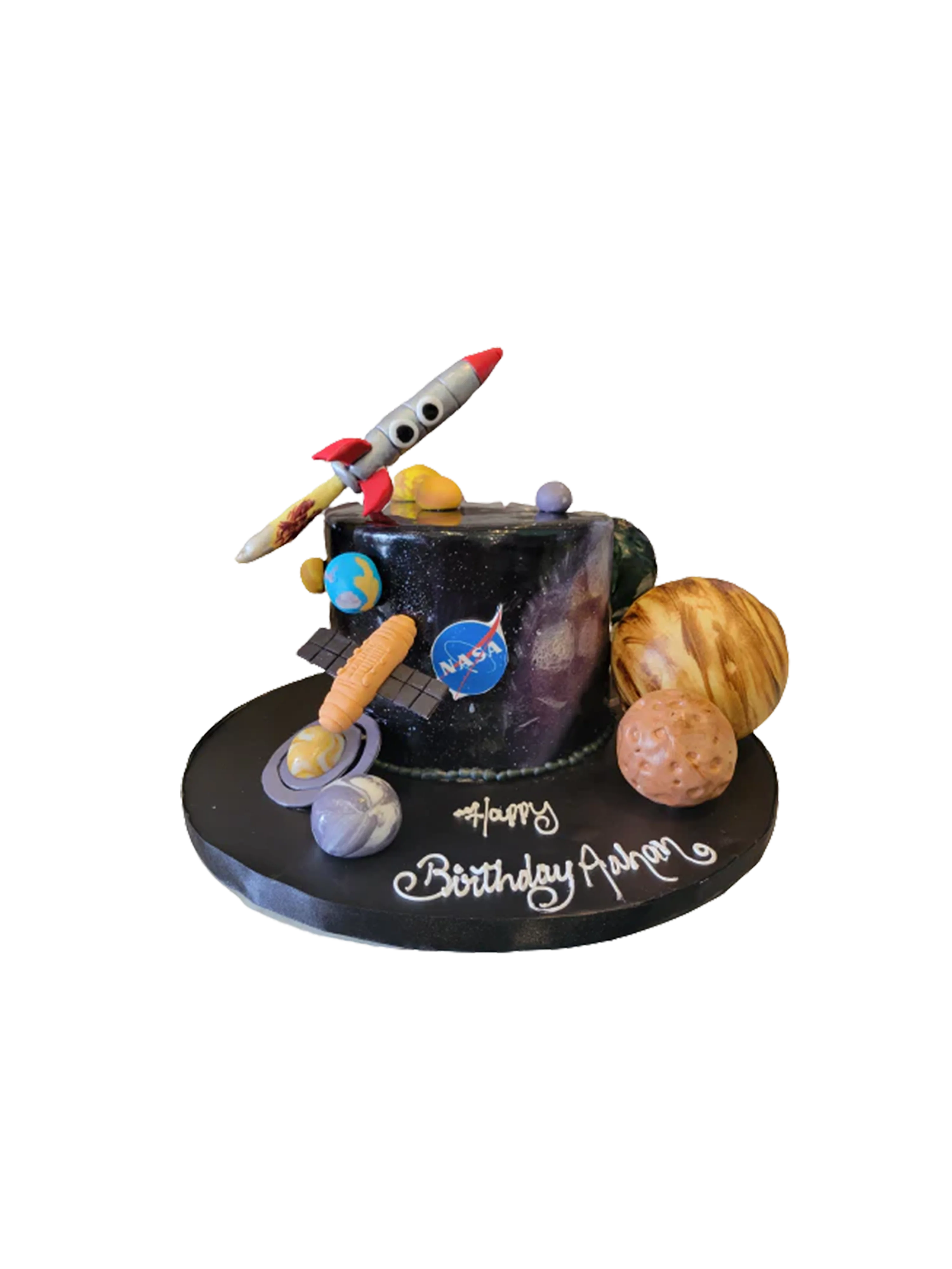 Galaxy Fondant Cake